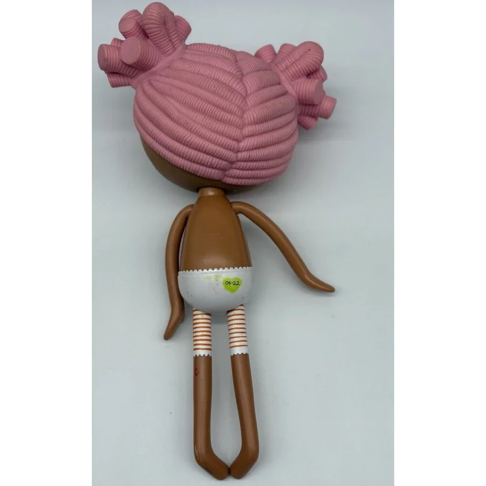 MGA Entertainment Lalaloopsy Play Doll Pink Curly Hair Black Eyes Dark Skin
